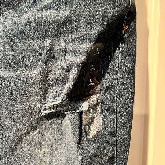 Maurice’s‎ distressed jeggings jeans L Large long NWT - Picture 10 of 10